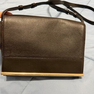 See by Chloe black leather crossbody bag
